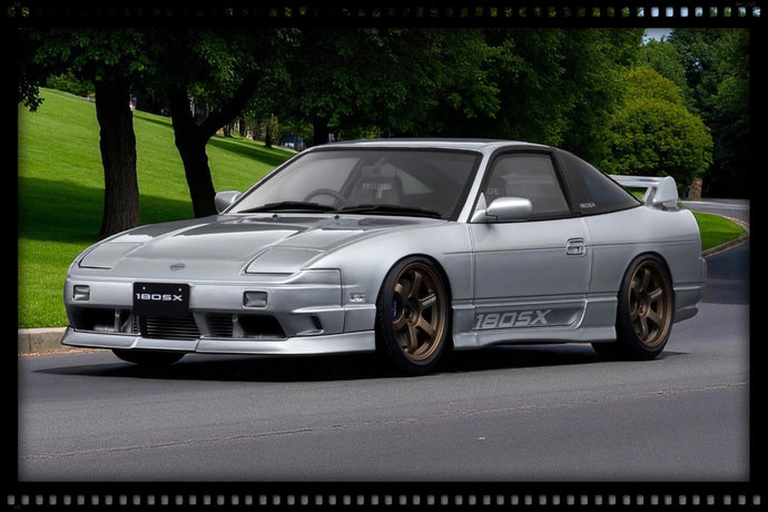 Nissan 180 SX TYPE X (RPS13) Zilver IGNITION MODEL 1:18