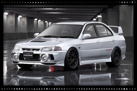 MITSUBISHI LANCER EVOLUTION IV (CN9A) ARGENTÉ IGNITION MODEL 1:18