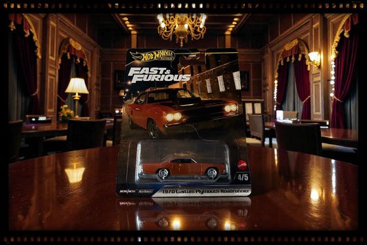 Plymouth CUSTOM ROADRUNNER 1970 FAST&FURIOUS HOT WHEELS 1:64