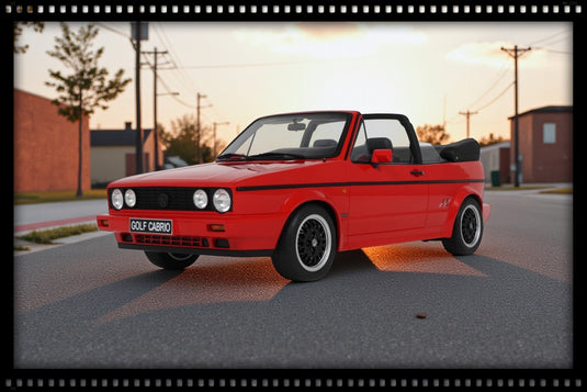 Volkswagen GOLF CONVERTIBLE SPORT LINE MK1 FLASH RED 1991 OTTOmobile 1:12