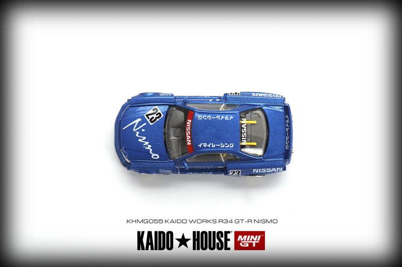 Chargez l&#39;image dans la visionneuse de la galerie, Nissan Skyline GT-R (R34) Kaido Works V3 Kaido House MINI GT 1:64
