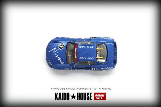 Nissan Skyline GT-R (R34) Kaido Works V3 Kaido House MINI GT 1:64