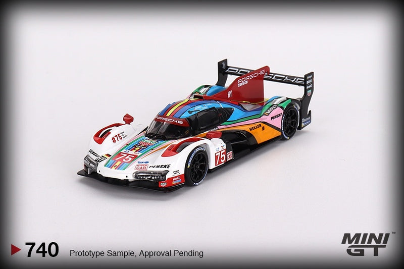 Load image into Gallery viewer, WORLDWIDE LIMITED EDITION OF 3000PCS SET OF 3 PORSCHE 963 PENSKE MOTORSPORT #5 / #6 / #75 24H LE MANS 2023 MINI GT 1:64
