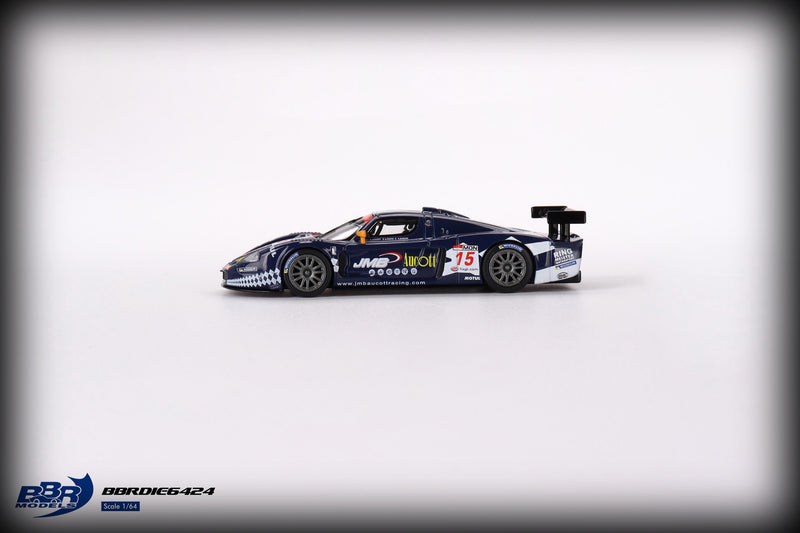 Laad de afbeelding in de Gallery-viewer, Maserati MC12 COMPETIZIONE #15 JMB RACING 24HR OF SPA 2008 BBR Models 1:64
