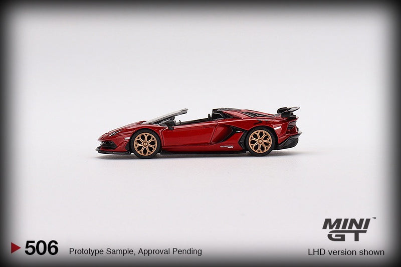 Laad de afbeelding in de Gallery-viewer, Lamborghini Aventador SVJ Roadster (LHD) MINI GT 1:64
