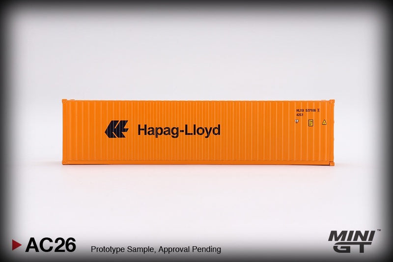 Laad de afbeelding in de Gallery-viewer, 40FT lege container Hapag-Lloyd MINI GT 1:64
