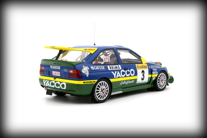 Load image into Gallery viewer, Ford ESCORT RS COSWORTH BLUE P. BERNARDINI RALLYE MONTE CARLO 1996 OTTOmobile 1:18
