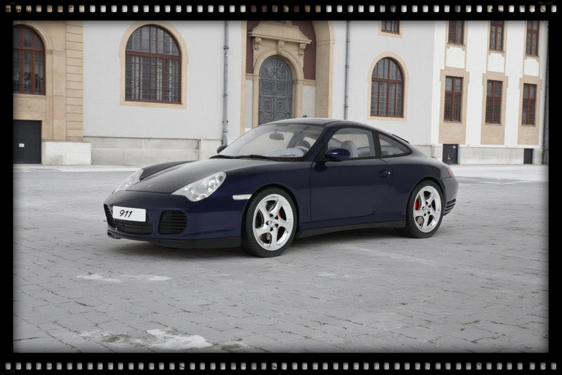 Chargez l&#39;image dans la visionneuse de la galerie, Porsche 911 [996.2] CARRERA 4S BLEU FONCÉ 2002 GT SPIRIT 1:18
