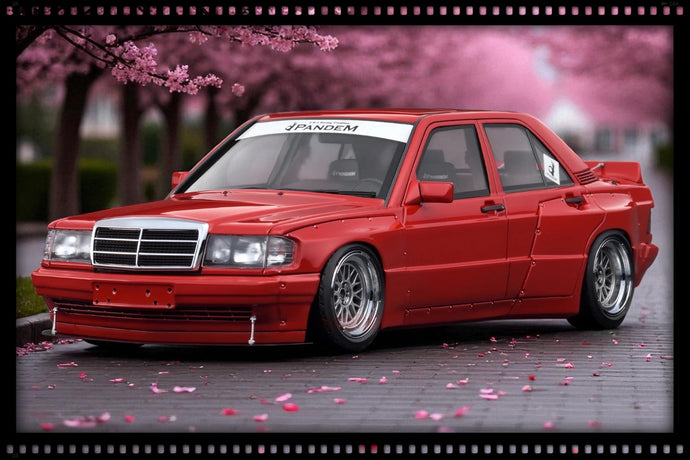 Mercedes-Benz PANDEM 190 Red IGNITION MODEL 1:18