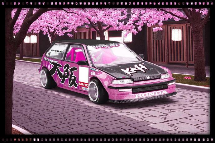 Honda CIVIC (EF) KAIDO LOOP SPEC V1 1987 MINI GT 1:64