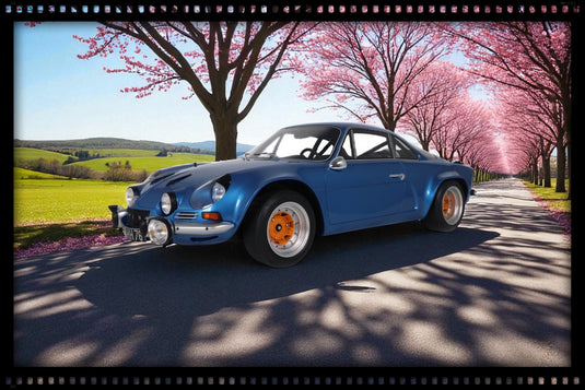 Renault ALPINE A110 1800 GROUPE 4 BLEU 1973 GT SPIRIT 1:8