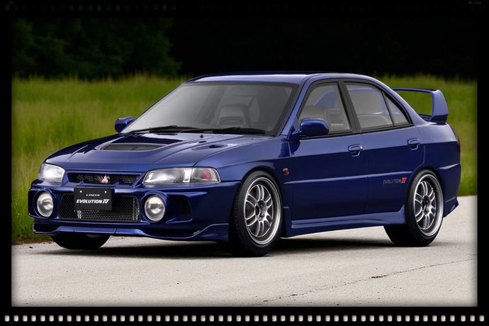 Mitsubishi Lancer Evolution IV (CN9A) Blue IGNITION MODEL 1:18