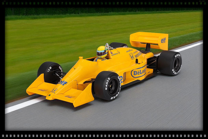 Lotus 99T #12 AYRTON SENNA MONACO GRAND PRIX WINNER 1987 TSM Model 1:12
