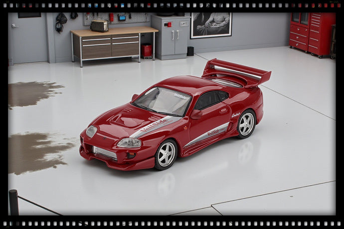 Toyota SUPRA MK4 (A80) VEILSIDE COMBAT V-I ROUGE 1994 (LHD) MINI GT 1:64