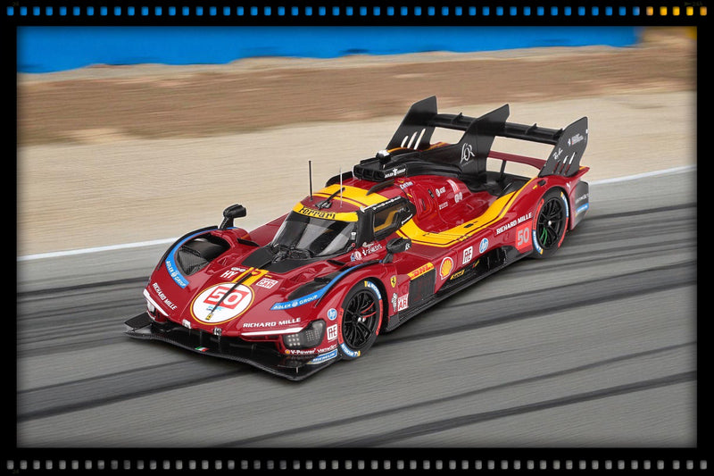 Laad de afbeelding in de Gallery-viewer, Ferrari 499P #50 FERRARI AF CORSE WEC QATAR 1812KM WINNAAR 2025 BBR Models 1:43
