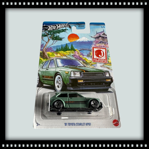 Toyota STARLET KP61 1981 HOT WHEELS 1:64