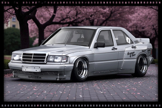 Mercedes-Benz PANDEM 190 Silver IGNITION MODEL 1:18