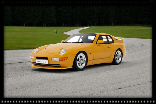 Porsche 968 TURBO S JAUNE 1993 GT SPIRIT 1:18