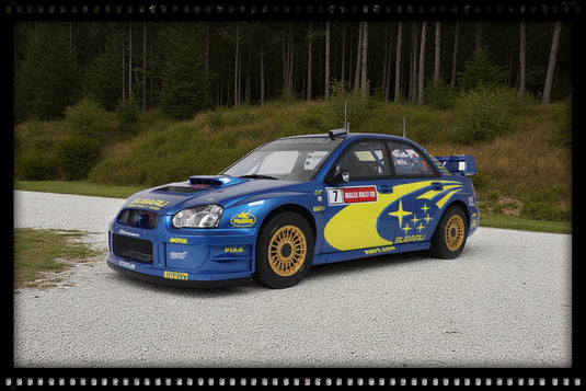 Subaru IMPREZA (S9) WRC BLEU P. SOLBERG RALLYE DU PAYS DE GALLES 2003 OTTOmobile 1:12