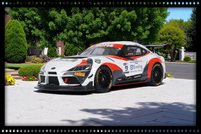 Toyota SUPRA GT4 WIT E.CHELI/E.JOULIÉ FFSA GT4 KAMPIOENSCHAP 2023 OTTOmobile 1:18