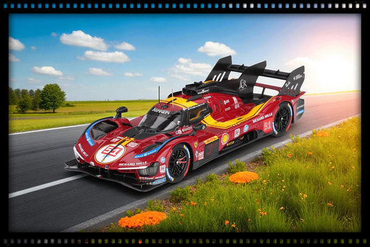 Ferrari 499P #51 Ferrari AF Corse WEC Qatar 1812KM 3de 2025 BBR Models 1:43