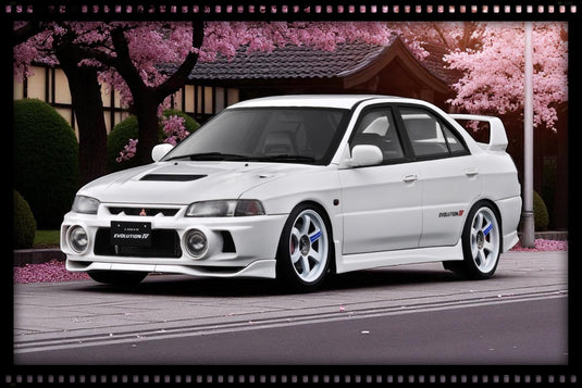 Mitsubishi Lancer Evolution IV (CN9A) Blanc IGNITION MODEL 1:18