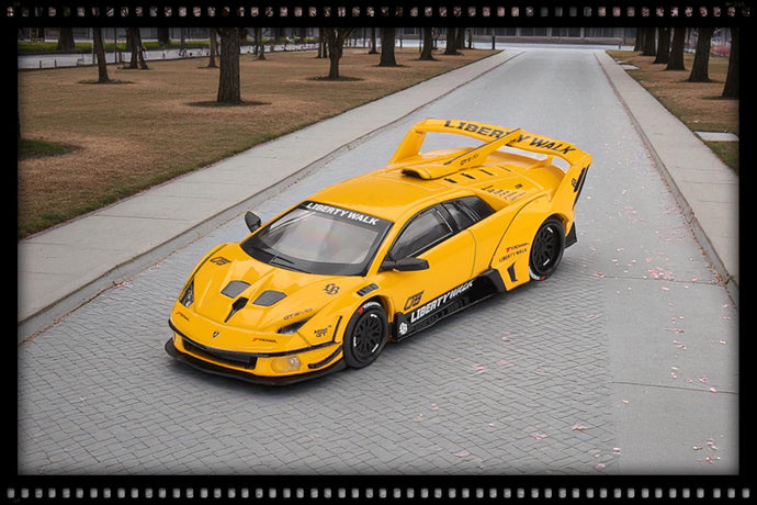 Lamborghini MURCIELAGO LB- SILHOUETTE WORKS GT EVO YELLOW 2025 (LHD) MINI GT 1:64