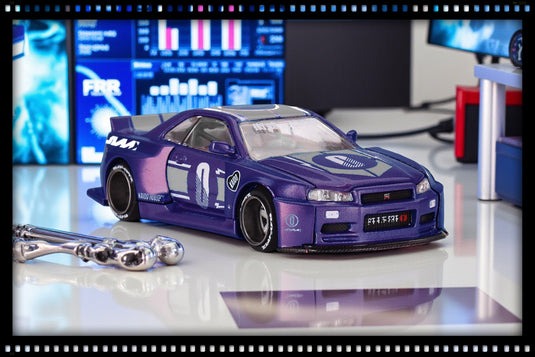 Nissan SKYLINE GT-R (R34) KAIDO RACING FACTORY V2 MINI GT 1:64