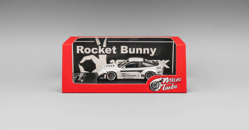 Chargez l&#39;image dans la visionneuse de la galerie, Nissan Rocket Bunny 180SX Blanc MICROTURBO 1:64
