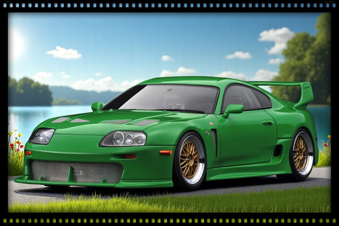 Toyota Supra (A80) TRD 3000GT Green IGNITION MODEL 1:18