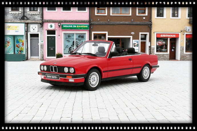 Bmw 325I CONVERTIBLE BRIGHT RED 1986 OTTOmobile 1:18