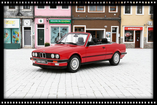 Bmw 325I CONVERTIBLE BRIGHT RED 1986 OTTOmobile 1:18