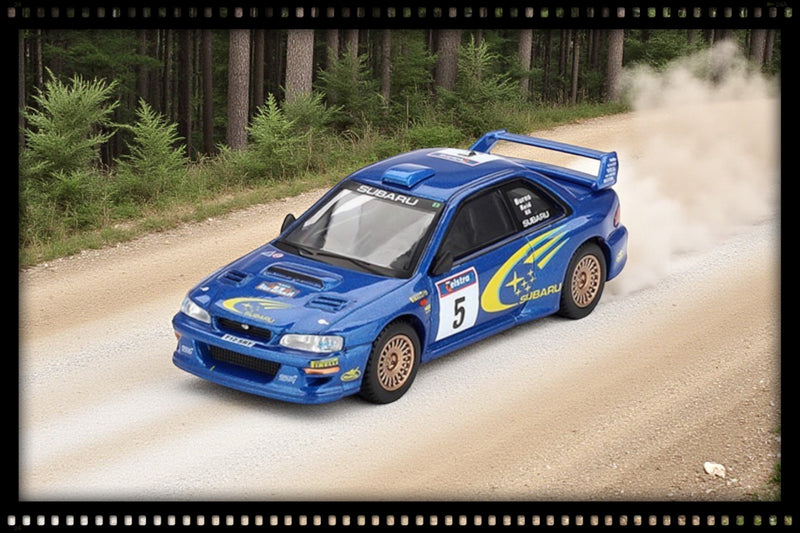 Laad de afbeelding in de Gallery-viewer, Subaru IMPREZA WRC99 RALLY AUSTRALIË WINNAAR #5 1999 (LHD) MINI GT 1:64
