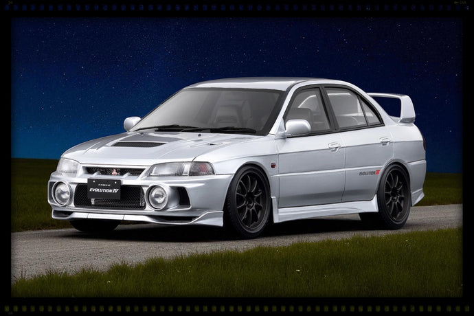 Mitsubishi Lancer Evolution IV (CN9A) Argenté IGNITION MODEL 1:18