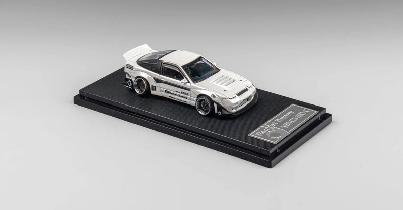 Chargez l&#39;image dans la visionneuse de la galerie, Nissan Rocket Bunny 180SX Blanc MICROTURBO 1:64
