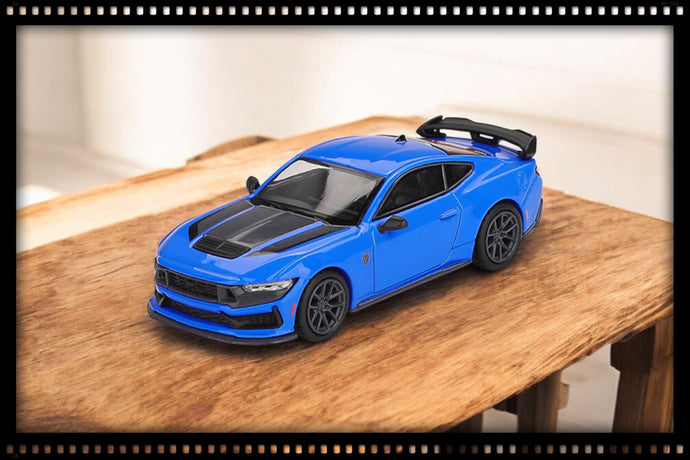Ford MUSTANG DARK HORSE GRABBER BLUE 2024 (LHD) MINI GT 1:64