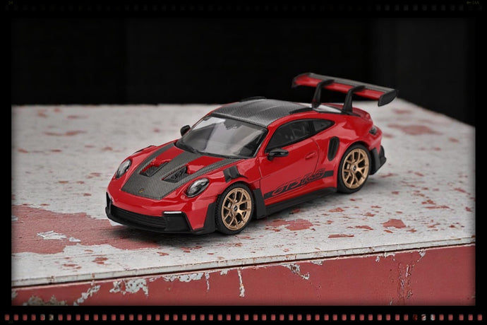 Porsche 911 (992) GT3 RS ROUGE GUARDS PACK WEISSACH 2022 (LHD) MINI GT 1:64