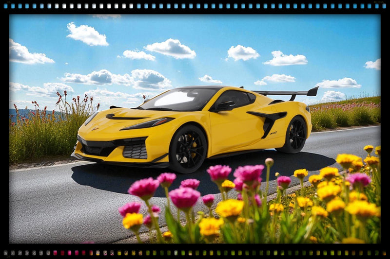 Chargez l&#39;image dans la visionneuse de la galerie, Chevrolet CORVETTE C8 ZR1 JAUNE 2025 GT SPIRIT 1:18

