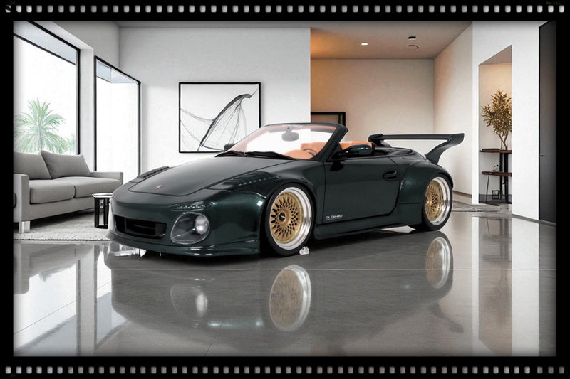 Chargez l&#39;image dans la visionneuse de la galerie, Porsche VIEUX &amp; NOUVEAU TOKYO AUTO SALON VERT 2024 GT SPIRIT 1:18
