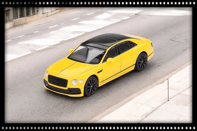 Bentley FLYING SPUR MONACO YELLOW 2023 (LHD) MINI GT 1:64