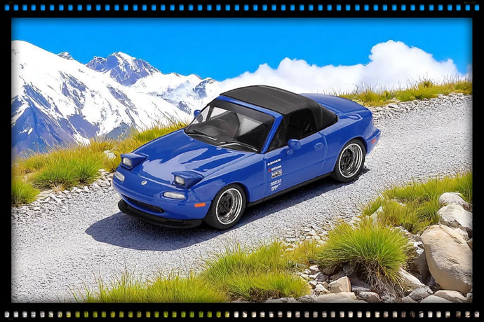 Mazda MX-5 MIATA TUNED VERSION DARK BLUE 1990 (LHD) MINI GT 1:64