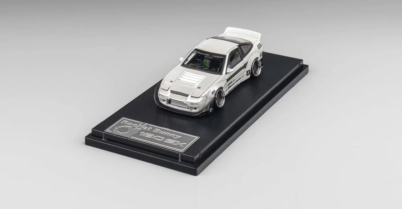Chargez l&#39;image dans la visionneuse de la galerie, Nissan Rocket Bunny 180SX Blanc MICROTURBO 1:64
