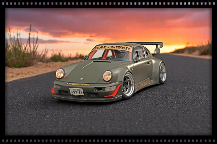 Porsche RWB PENTHOUSE GREEN 2008 GT SPIRIT 1:18