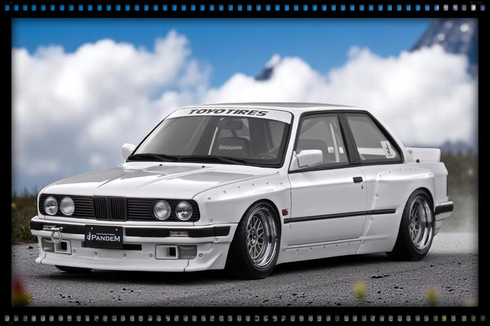 Bmw E30 PANDEM White IGNITION MODEL 1:18