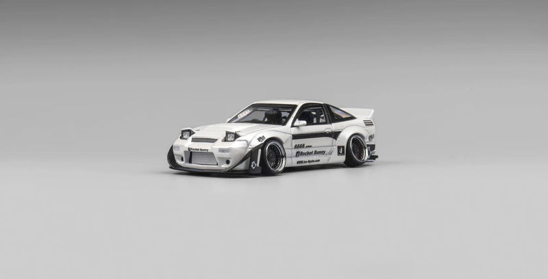 Chargez l&#39;image dans la visionneuse de la galerie, Nissan Rocket Bunny 180SX Blanc MICROTURBO 1:64
