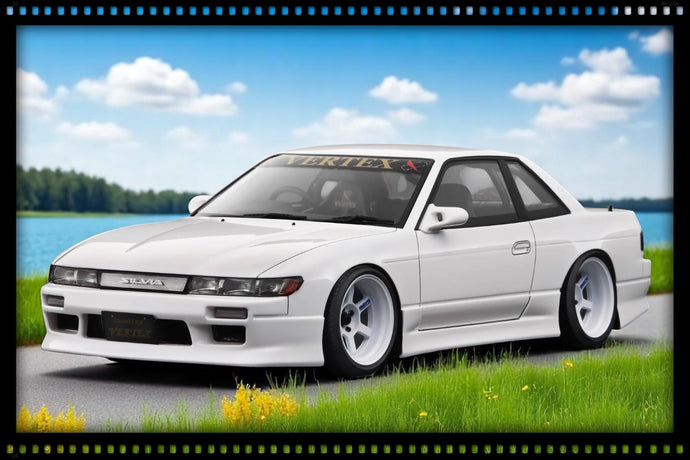 Vertex S13 Silvia White IGNITION MODEL 1:18