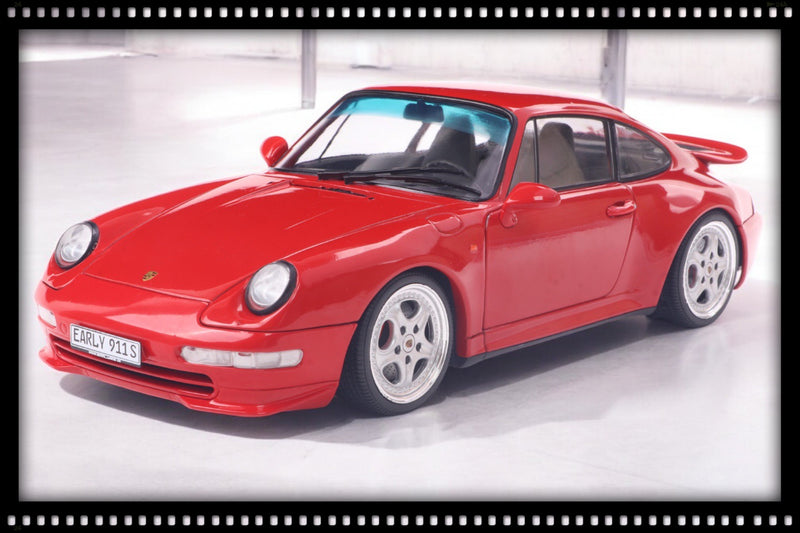 Laad de afbeelding in de Gallery-viewer, Porsche 911 (993) CARRERA RS INDISCHROT 1997 SOLIDO 1:18
