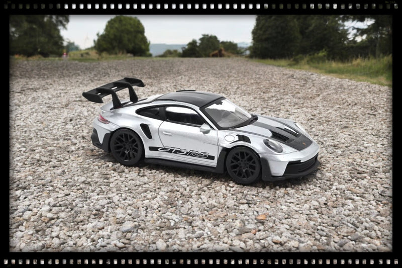 Load image into Gallery viewer, Porsche 911 GT3 RS 2022 Silver with black Jet-car decals  NOREV 1:43

