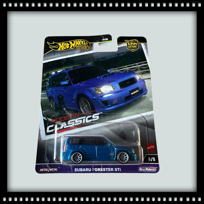 Subaru Forester STi Bleu HOT WHEELS 1:64