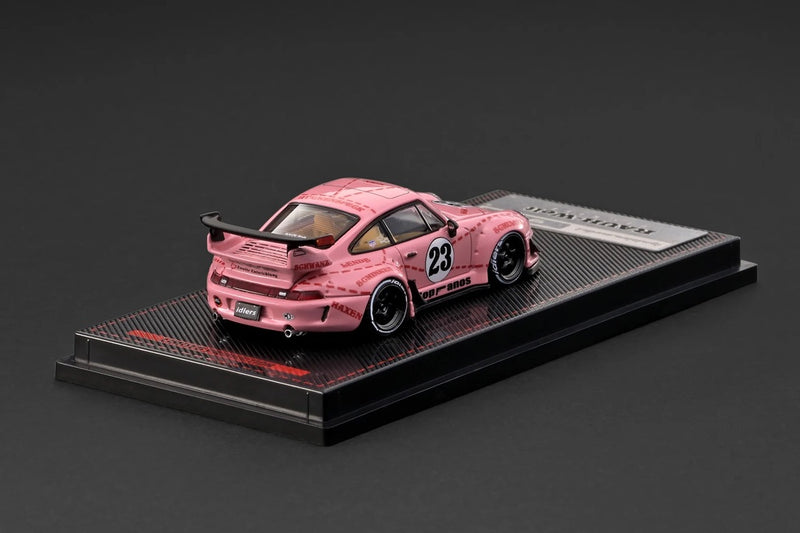 Load image into Gallery viewer, PORSCHE RWB 993 PINK IGNITION MODEL 1:64
